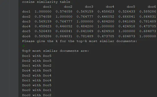 Document Similarity